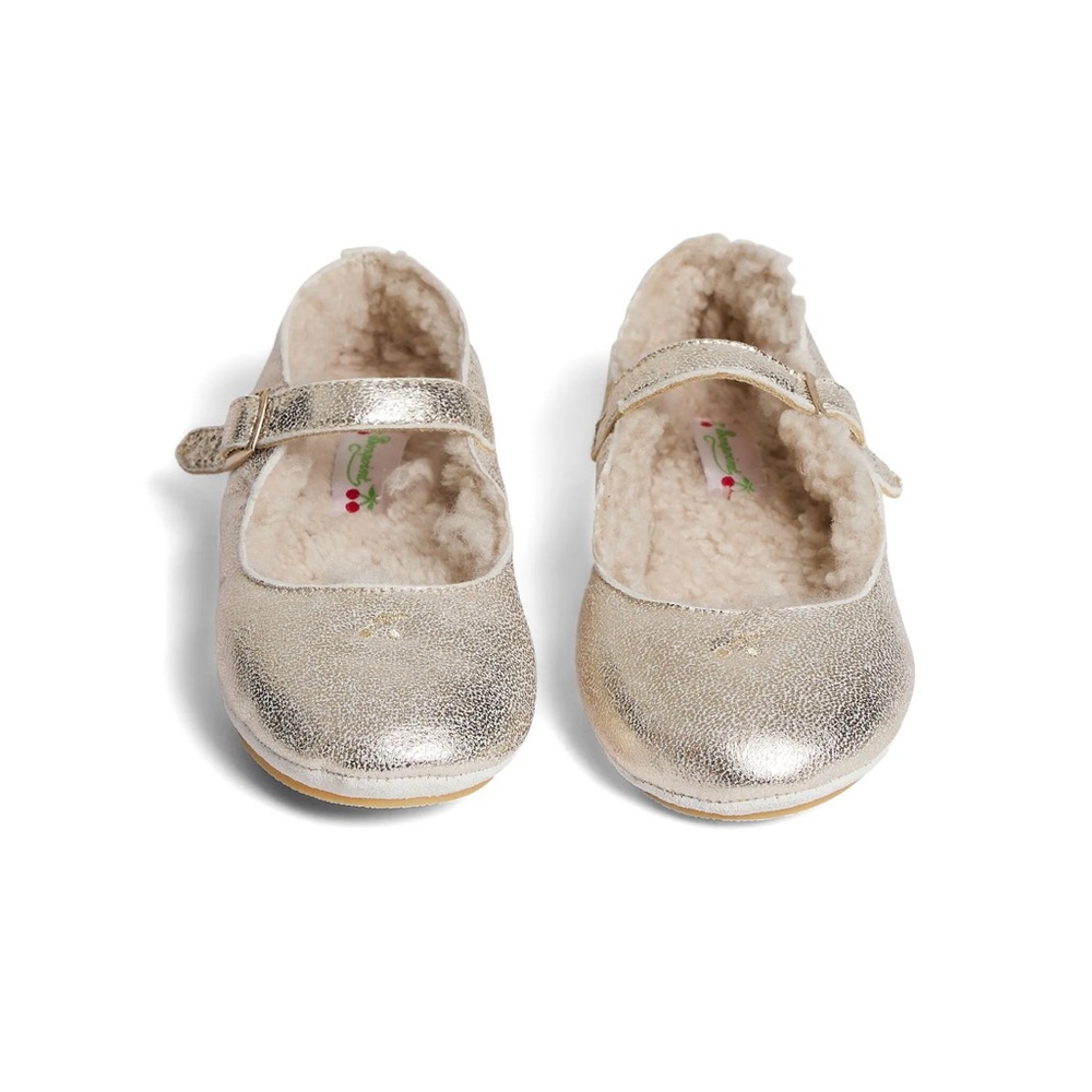 Bonpoint ballerina flats - RUN SMALL size EU31 but fit like EU 27-28